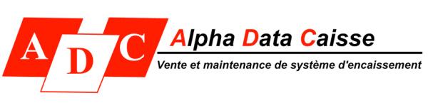 Logo alpha data caisse